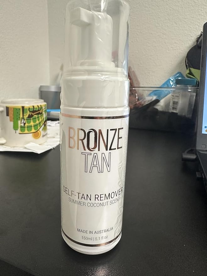 Bronze Tan Self Tan Remover For Fake Tan Streaks, Build Up, Correction, Or Full Removal Of Self Tanner or Bronzer - Summer Coconut Scent (150ML / 5.1 fl oz)