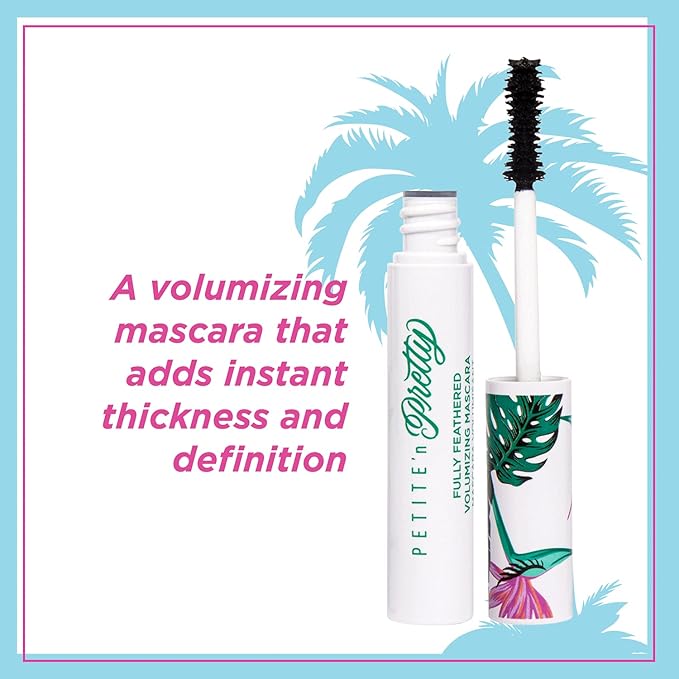 Petite 'n Pretty - Fully Feathered Volumizing Mascara & 10K Shine Lip Gloss (Diamond Heist) - Natural and Non-Toxic Face Makeup for Kids, Children, Tweens and Teens