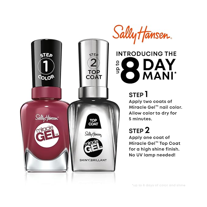 Sally Hansen Miracle Gel Friends Collection, Nail Polish, The One With the Teal, 0.5 fl oz
