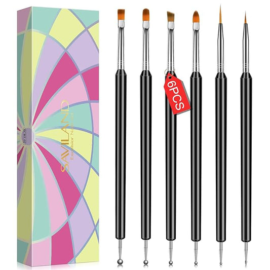 Saviland nail art brushes set