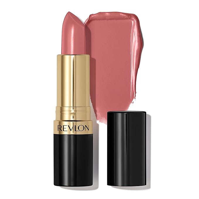 Revlon Super Lustrous Lipstick, Creamy Formula For Soft, Fuller-Looking Lips, Moisturized Feel, 762 Flushed, 0.15 oz