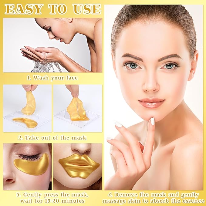 24k gold gel crystal collagen