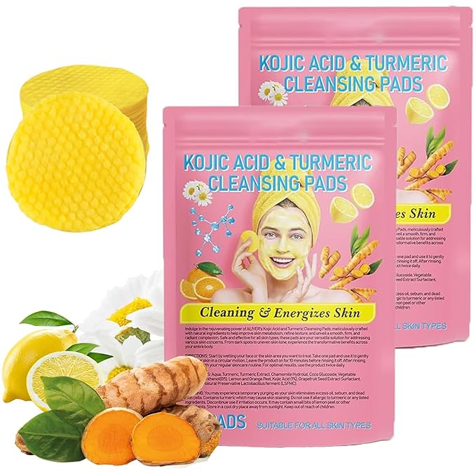 Zrw turmeric face scrub pads,80pcs