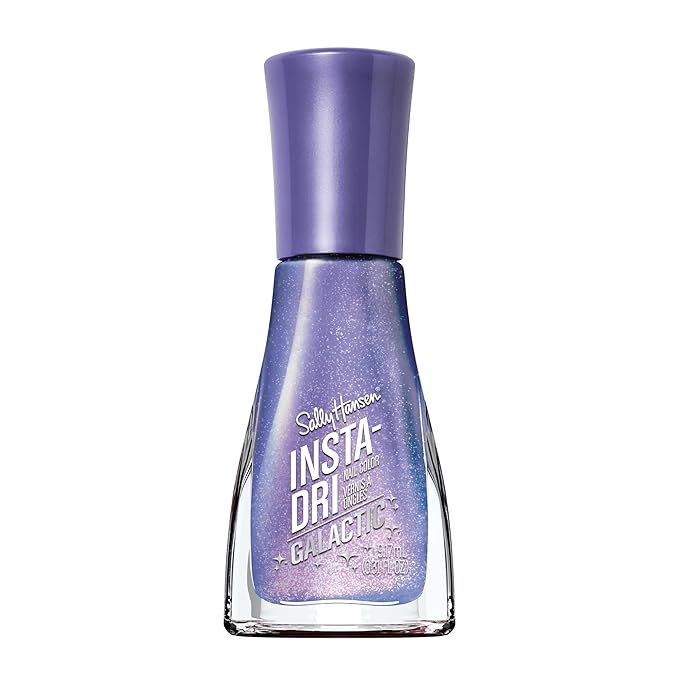 Sally Hansen Insta-Dri® Galactic, Ne-Blue-la, Quick Dry, Long Lasting, Streak-Free Shine, Metallic Blue Nail Polish