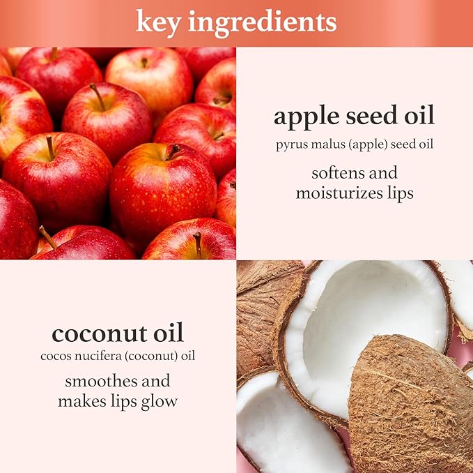 NOONI Korean Hydrating Lip Oil Gift Set - Appleseed Lip Oil Trio, Tinted Lip Care, Hydrating, Lip Plumping, Long Lasting Moisture, Korean Vegan Makeup for Women, 0.12 Fl Oz x 3ea