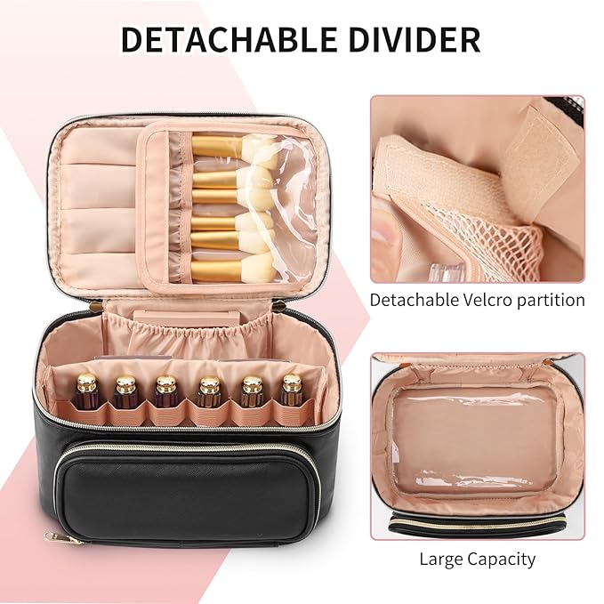 Ocheal makeup bag, multifunctional make