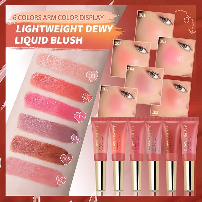 Liquid Blush Makeup Wand, Cream Liquid Blush with