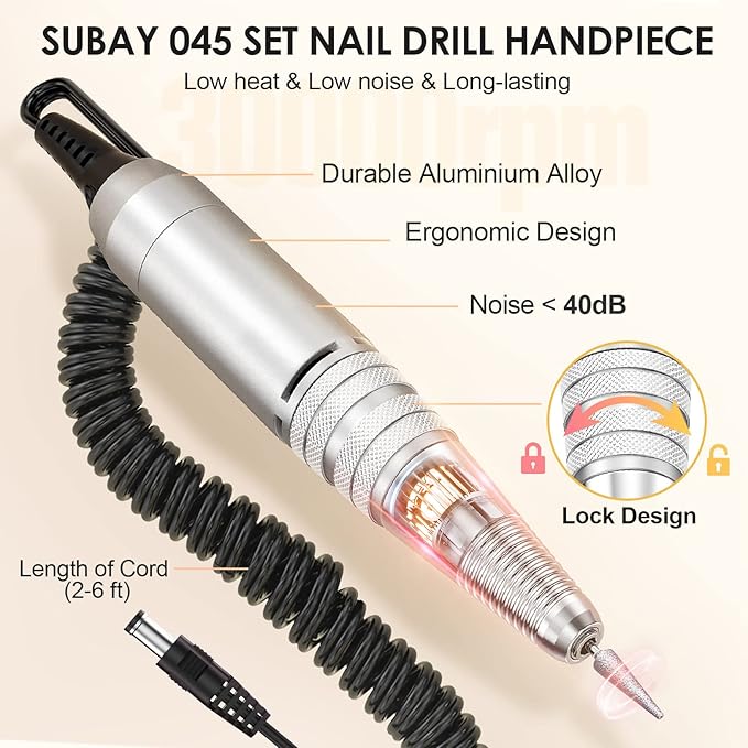 Subay 30,000rpm efile nail drill