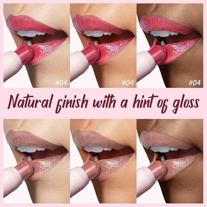 2PCS Tinted Lip Balm Chapstick Hydrating/Coloring