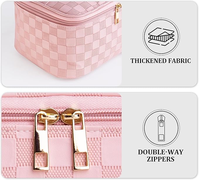 Large travel makeup bag makeup