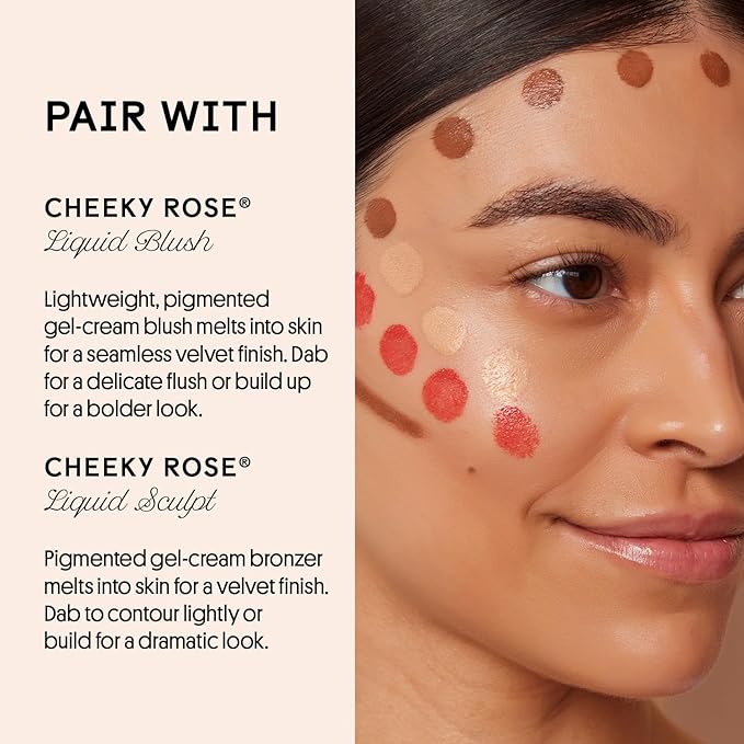 Winky Lux Cheeky Rose Liquid Highlighter, Gel Cream