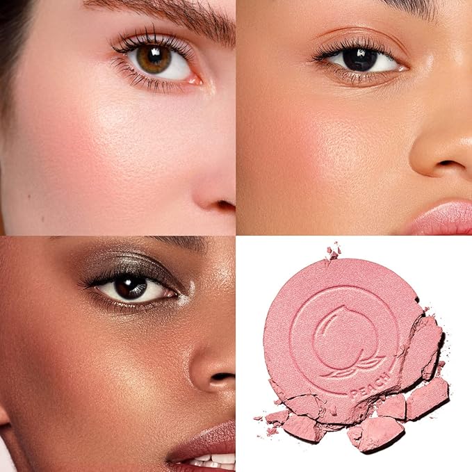 Face Blush, Powder Blush Makeup, Longlasting Highly Pigmented 06 PEACH