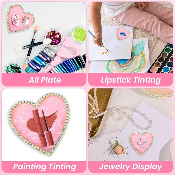 Sibba Resin Nail Art Palette, Golden Edge Nail