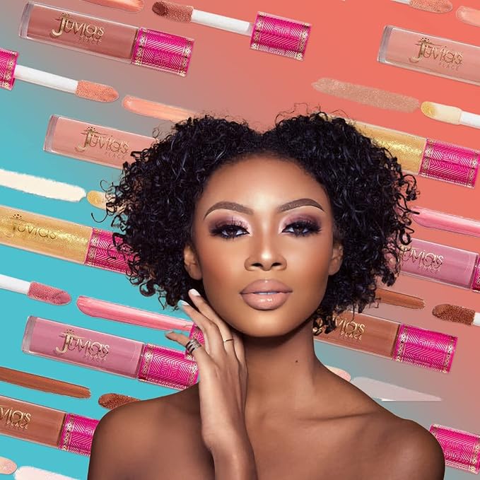 Juvia's Place Lip Gloss Reflect Shes Royal, Cool-Toned Berry, Long Lasting Hydrating The Reds & Berries 16 oz,