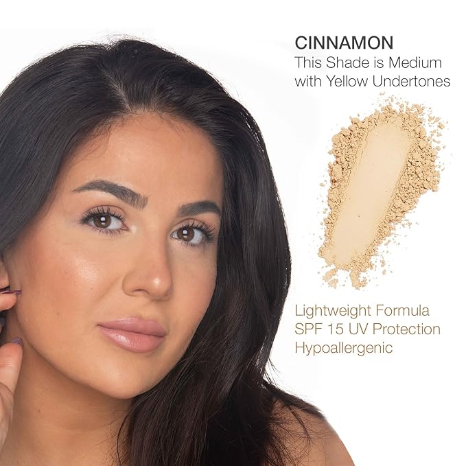 bellapierre Compact Mineral Foundation SPF 15 | Vegan - Cinnamon 35 Oz
