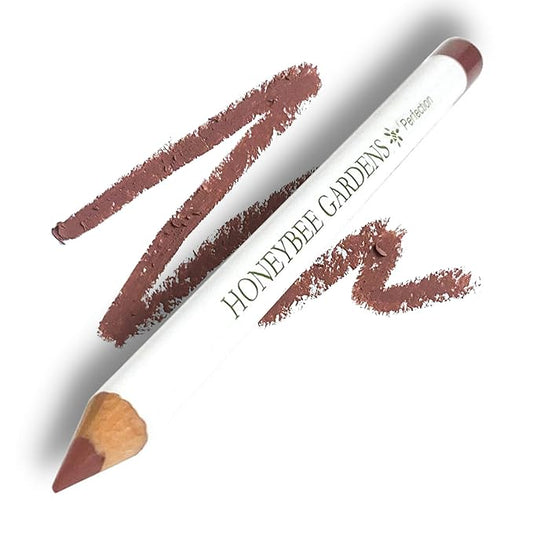 Honeybee Gardens Irresistible Lip Liner In Perfection, Mocha Rose Color, Long-Lasting, Gluten-Free, Vegan, 0.04 oz