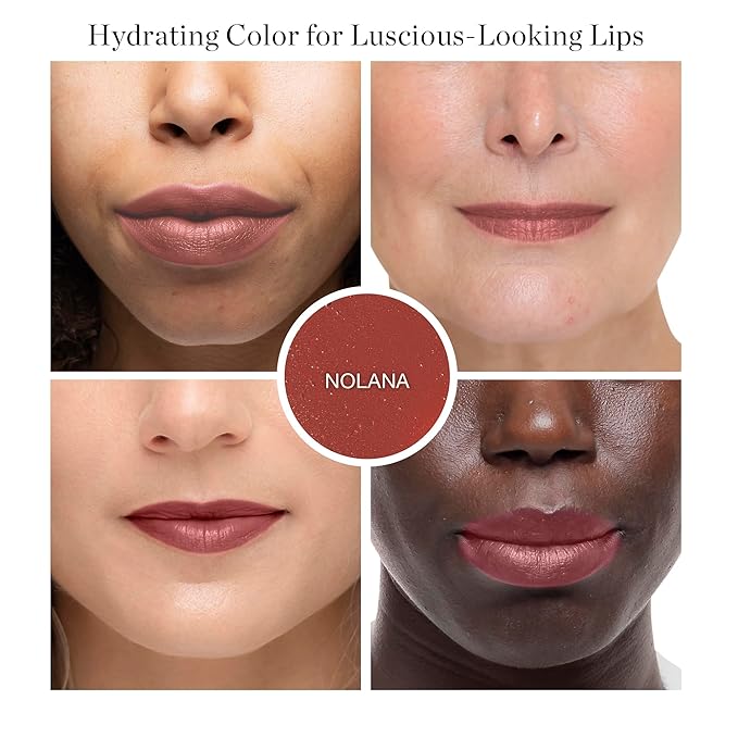 Ogee Tinted Sculpted Lip Oil - Lip Stain Made with 100% Organic Coconut Oil, Jojoba Oil, and Vitamin E - Best as Lip Balm, Lip Color or Lip Treatment - NOLANA