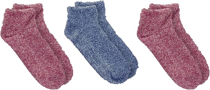 Dr. Scholl's Women's Low Cut Soothing Spa Socks-Lavender & Vitamin E Infused-2 & 3 Pairs-Bottom Grippers