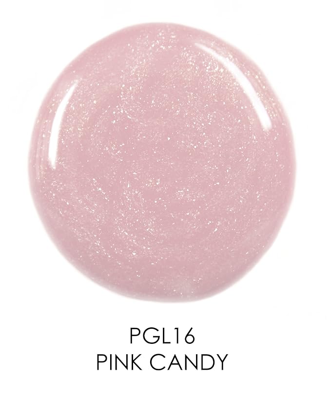 Palladio Lip Gloss, Pink Candy, Non-Sticky Lip Gloss, Contains Vitamin E and Aloe, Offers Intense Color and Moisturization, Minimizes Lip Wrinkles, Softens Lips with Beautiful Shiny Finish