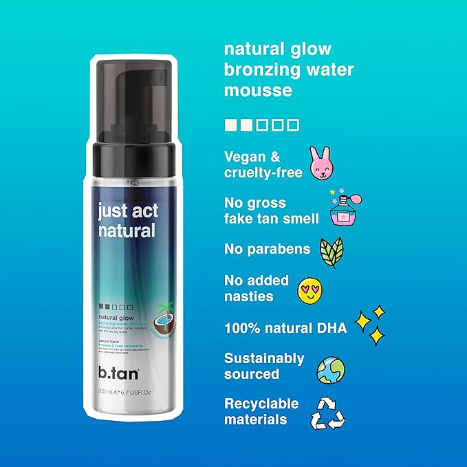 B.TAN Clear Self Tan Bronzing Water,