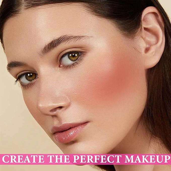 3 Pcs Cream Blush Stick Set,Face Shadow Shading & Eyes(04#,05#,06#)