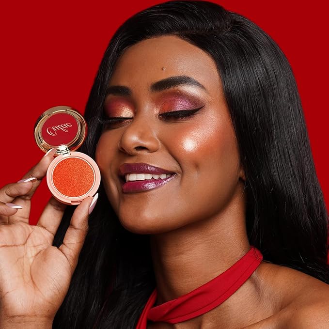 Oulac Luminisers Powdery Blusher for Cheeks Face Glow,Brighten 4.8g