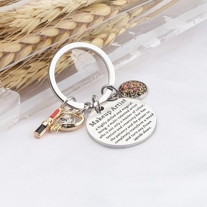 Makeup Artist Keychain Esthetician Gift Beauty
