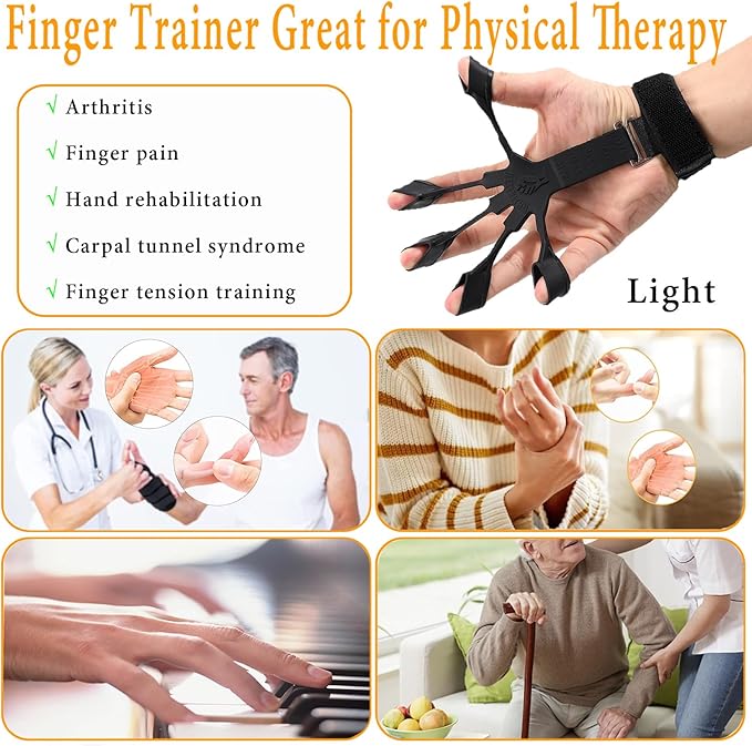 Grip Strength Trainer/Forearm Strengthener 2PCS Upgraded Rehabilitation/10 Resistance