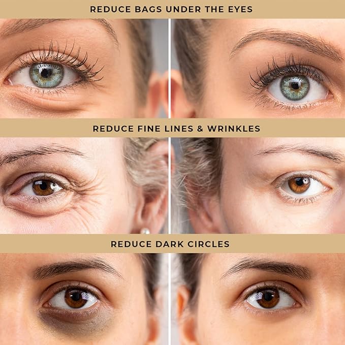 Temporary eye tightener eye cream