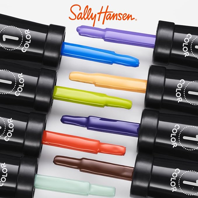 Sally Hansen Miracle Gel™, A Hot Minute, Long Lasting, Gel-Like Formula, No UV Lamp Needed, Orange Nail Polish