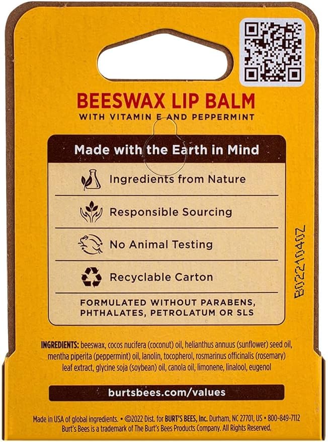 Burt's Bees Lip Balm, Beeswax