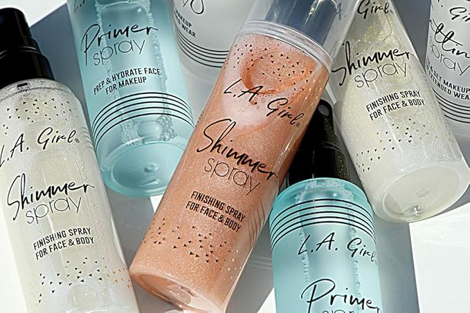L.A. Girl Shimmer Spray Rose Gold, 2.7 Fl Oz (Pack of 3)