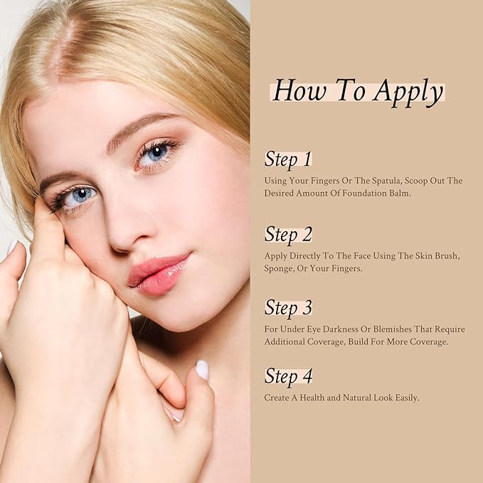 Foundation Balm, Matte Full Coverage Cream Foundation, Mature 0.99 oz