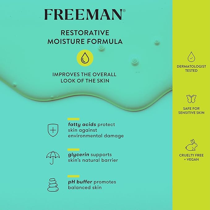 Freeman Restorative Moisturizing & Repairing Rich Cream + Overnight Leave-On Treatment, For Dull & Tired Skin, Infused With Magnesium & Hyaluronic Acid To Hydrate, 1.7 fl.oz./ 50 mL Jar (Pack of 2)
