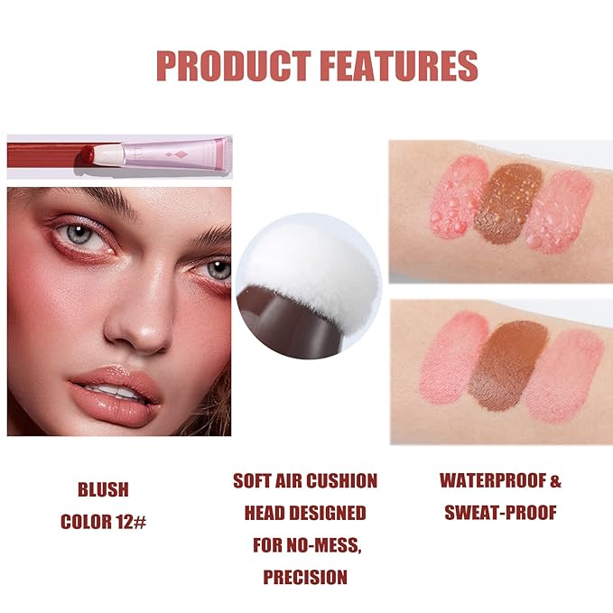 Highlighter Makeup, Liquid Highlighter Beauty Wand, Long Lasting Fl Oz