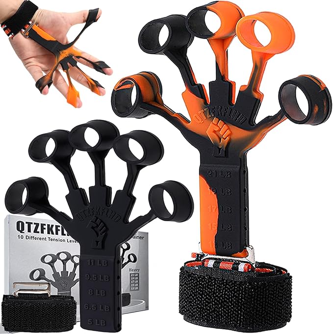 Grip Strength Trainer/Forearm Strengthener 2PCS Upgraded Rehabilitation/10 Resistance