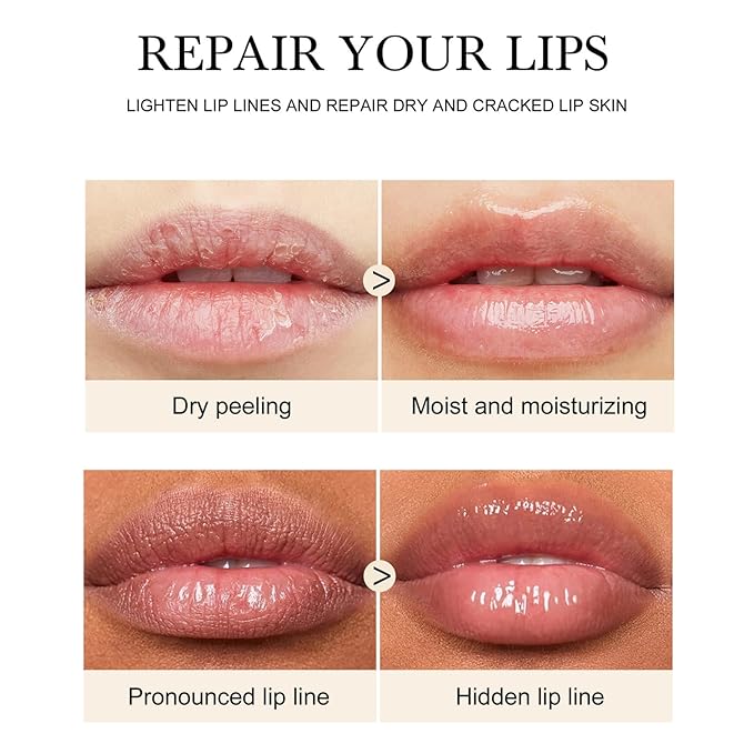 Lip Oil Tinted, 8pcs Moisturizing Lip Glow Oil Moisturizing