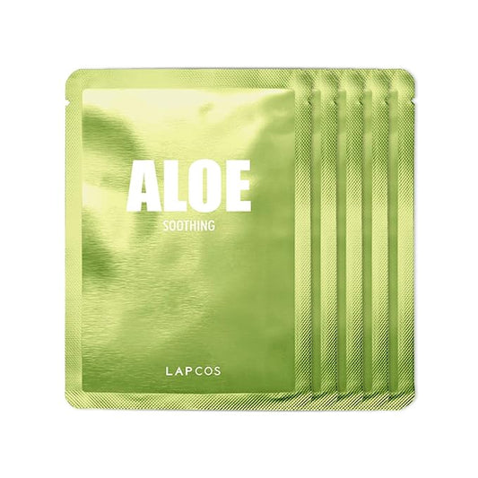 LAPCOS Aloe Sheet Mask, Daily Face Calm