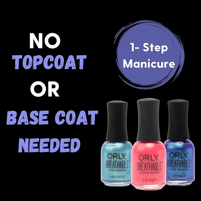 Orly Melting Point Nail Polish Collection | Creme & Shimmer Shades For Party-Ready Nails | Long-Lasting, Full Coverage Formula with Gripper Cap | Vegan & Cruelty-Free (Set of 6)