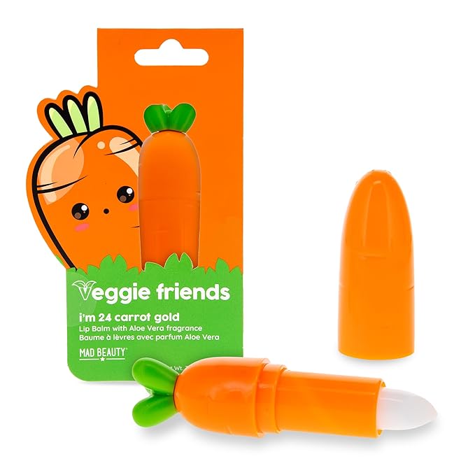 Mad Beauty Veggie Friends Carrot Lip Moisturizing