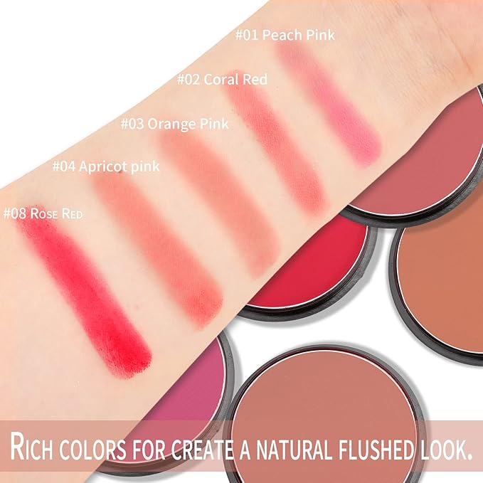 Boobeen Powder Blush Matte Blush, Highly Pigmented Beauty