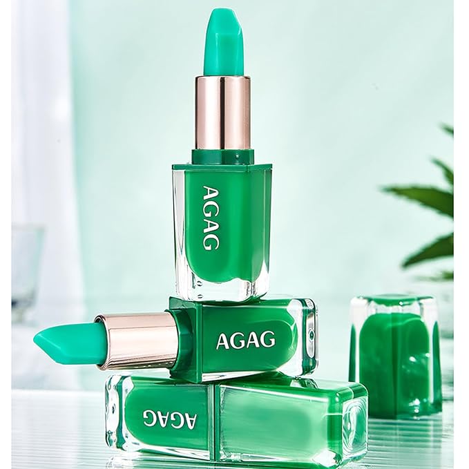 1Pcs Color Changing Aloe Vera Lipstick,