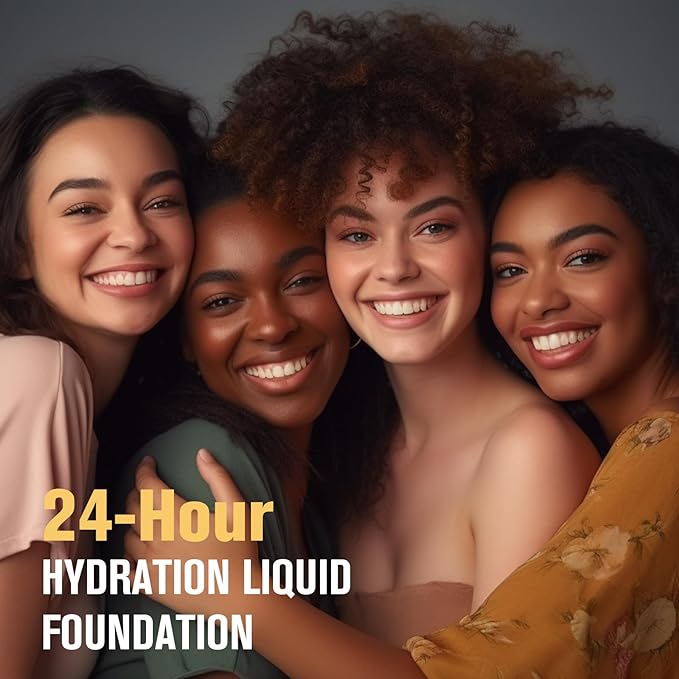 UCANBE Matte Liquid Foundation Makeup, Medium to Full fl. oz.