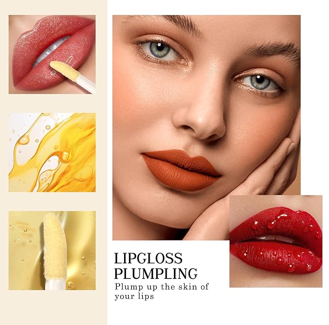 two faced lip injection extreme lip plumper gloss - hydrating lip oil & lip mask for plump, smooth lips, Hydrating & Reduce Fine Lines 5ML