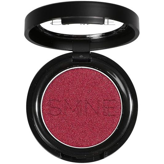 IS'MINE Single Red Shimmer Eyeshadow Powder Palette High Pigment, Longwear, Intense Color Best Red Eyeshadow