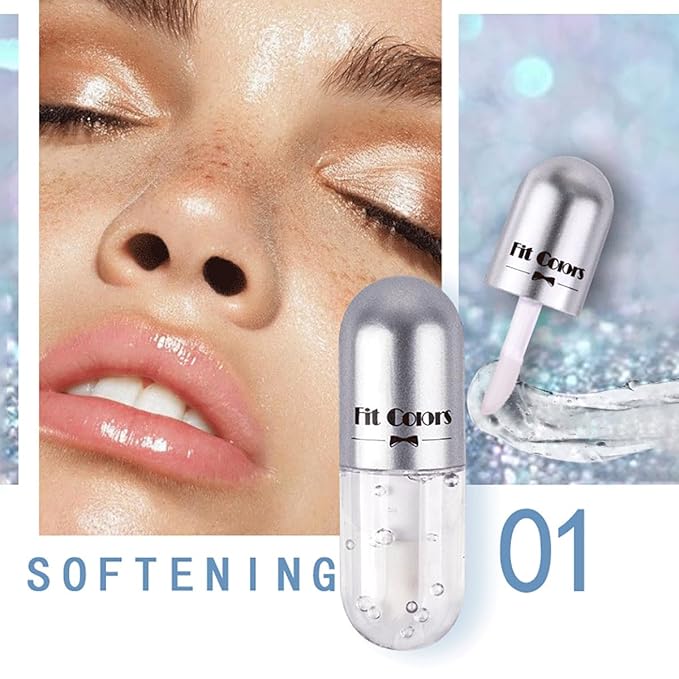 3 Color Scrub Lip Oil Hydrating Tinted Plump Hydrating