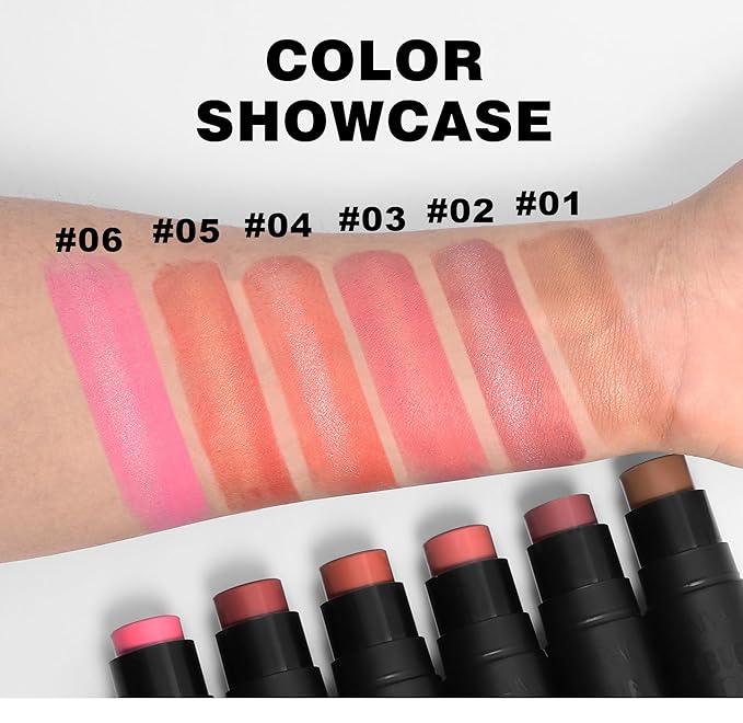 Sandwich Blush Stick Matte Non-greasy Silky 2In1 Double (03#, /0.28oz) 8g