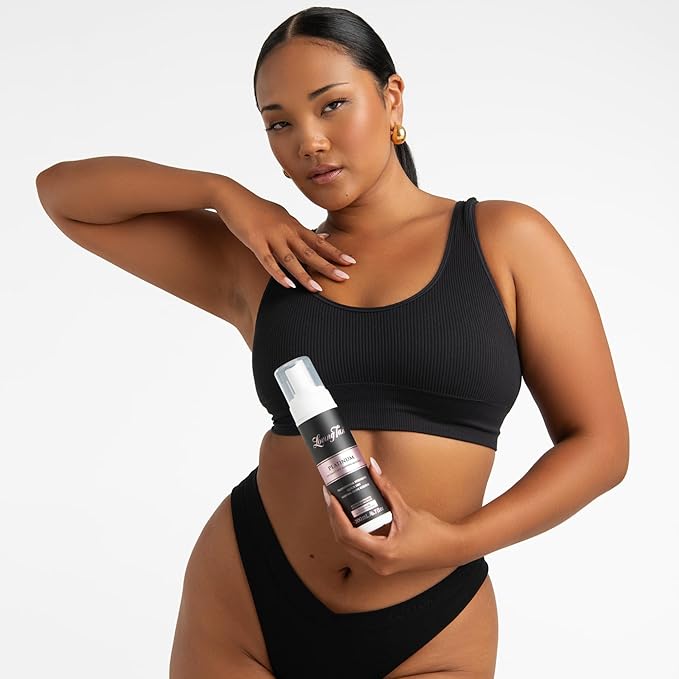 Loving Tan Platinum Mousse, Dark - Streak Free, Natural Looking, Professional Strength Sunless Tanner - 10+ Self Tan Applications per Bottle, Cruelty Free, Naturally Derived DHA - 6.7 Fl Oz