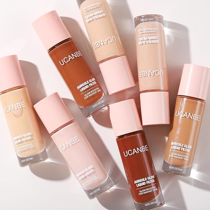 UCANBE Halo Glow Liquid Filter, Face Complexion Booster 0.91OZ