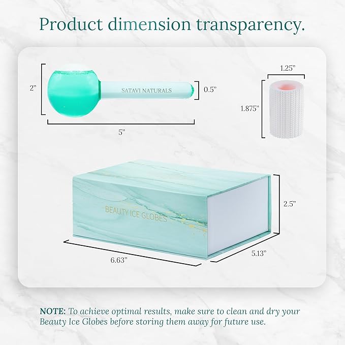 Beauty Ice Globes (Heat-Resistant &